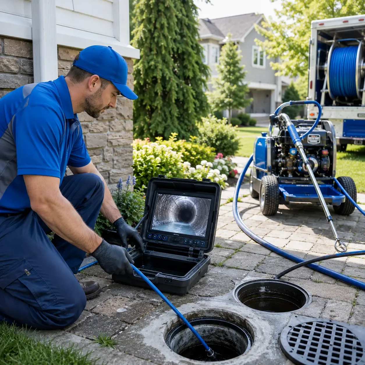 Outdoor drain cleaning professionals serving Morristown, NJ